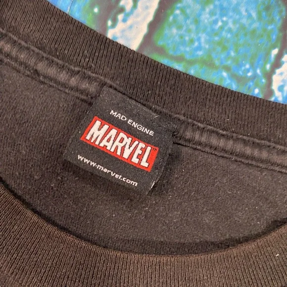 VTG Marvel Civil War Character Mad Engine tee size XL - Picture 3 of 4